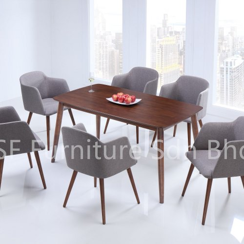DT8500 Pavilion Dining Table & DC8582 Rapp Dining Chair