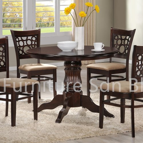 RDT9999 Camino Round Dining Table & DC6998 Mincy Dining Chair