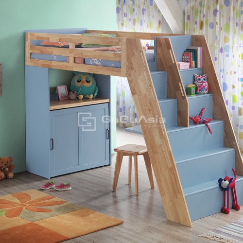 Loft Bed with Folding Guest Bed