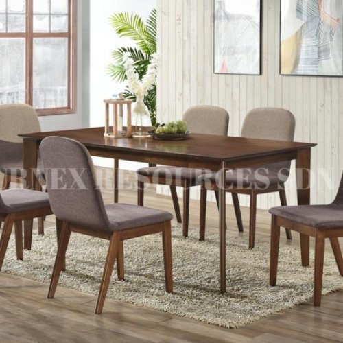 GRACIA TABLE + RIVA CHAIR 1+6 DINING SET