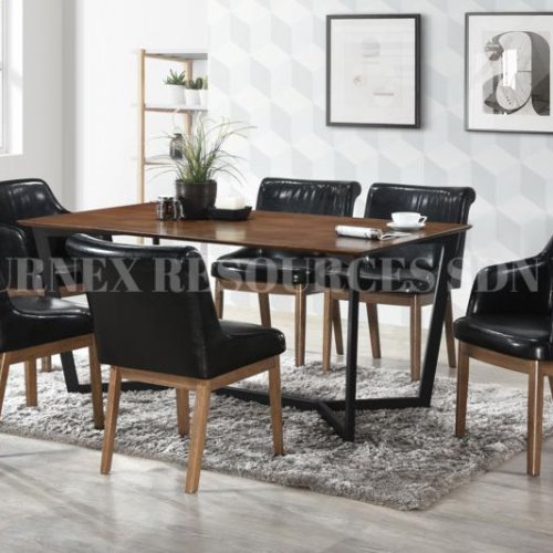 ASHLEY TABLE + QUINCY CHAIR 1+6 DINING SET