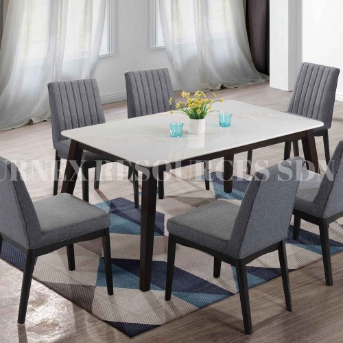 PURE TABLE + GRACIA CHAIR 1+6 DINING SET